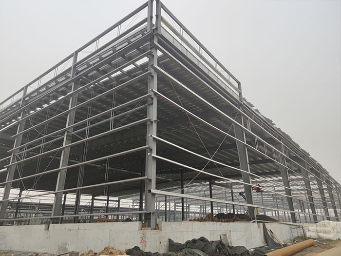 胶南钢结构厂房网架工程